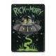 Rick & Morty Placa de Chapa Spaceship 15 x 21 cm
