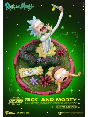 Rick and Morty Estatua Master Craft Rick and Morty 42 cm