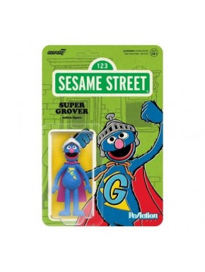 Sesame Street Figura ReAction Wave 03 Super Grover 10 cm