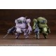 Armored Trooper Votoms X JGSDF Maqueta Type 07 - III Tank Nacchin (Scopedog Version) Melquiyan Forces Color 10 cm