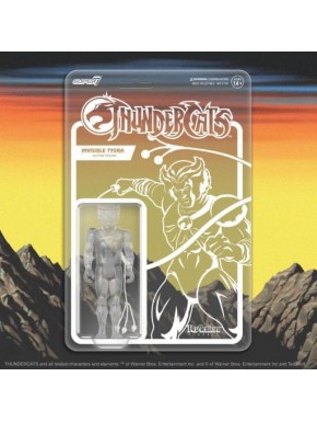 Thundercats Figura ReAction Tygra (Clear) 10 cm