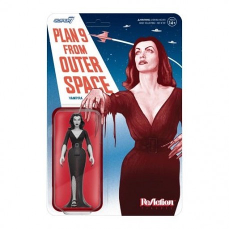 Vampira Figura ReAction Wave 01 Vampira Plan 9 Grayscale 10 cm