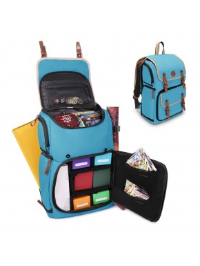 Enhance TCG Series Trading Card Backpack Designer Edition Blue Full-size