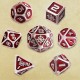 Enhance Tabletop Series Metal RPG Juego de cubos Red (7)
