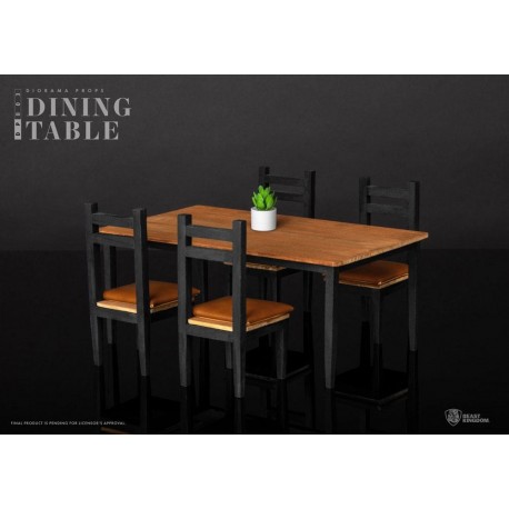 Diorama Props Series Accesorios para figuras Dining Table Set
