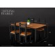 Diorama Props Series Accesorios para figuras Dining Table Set