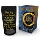 Vaso cristal El Señor de los Anillos One Ring 500 ml