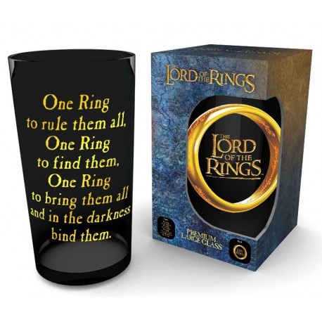 Vaso cristal El Señor de los Anillos One Ring 500 ml