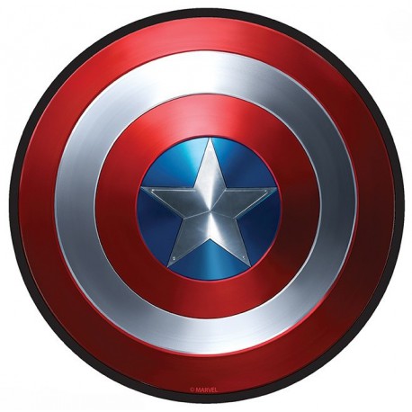 Mouse Pad Captain America Shield Marvel