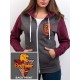 Sudadera Harry Potter Gryffindor con cremallera