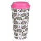 Caneca de viagem com design de Pusheen