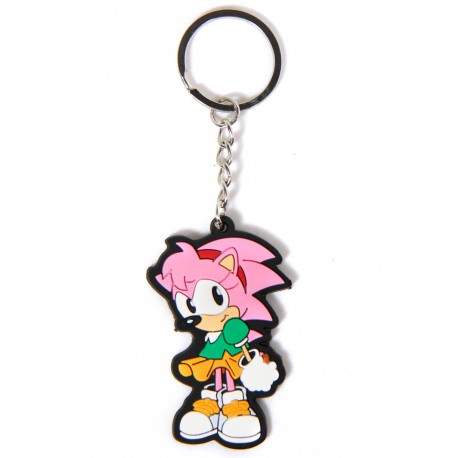 Llavero caucho Sonic Amy Rose 5,5cm