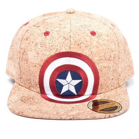 Gorra corcho Capitán América Marvel Escudo