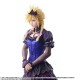 Final Fantasy VII Remake Static Arts Gallery Estatua Cloud Strife Dress Ver. 28 cm