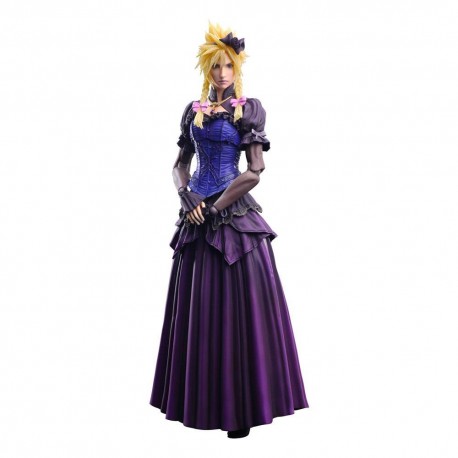 Final Fantasy VII Remake Play Arts Kai Figura Cloud Strife Dress Ver. 28 cm