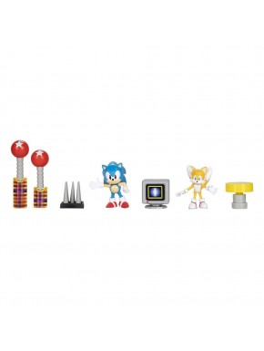 Sonic - The Hedgehog Diorama playset 30th Anniversary 6 cm