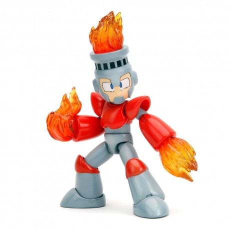 Mega Man Figuras Fire Man 11 cm
