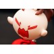 Genshin Impact Estatua PVC Hu Tao Chibi Chara Yurayura Stand Ver. (re-run) 10 cm