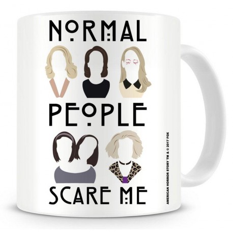 Taza American Horror Story Normal People Scare Me