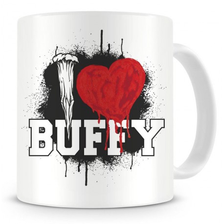 Taza Buffy Cazavampiros I love School