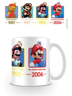 Taza de cerámica Super Mario Bros con licencia oficial