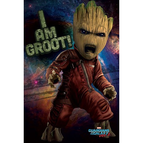 Poster Angry Groot Guardians of the Galaxy 2