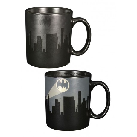 Taza térmica Batman dark logo