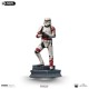 Star Wars Ahsoka Estatua 1/10 Art Scale Night Trooper 21 cm