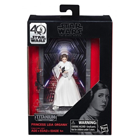 Figure Leia Ep IV Black Series Titanium