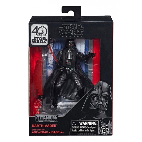 Figura Darth Vader Ep IV Black Series Titanium