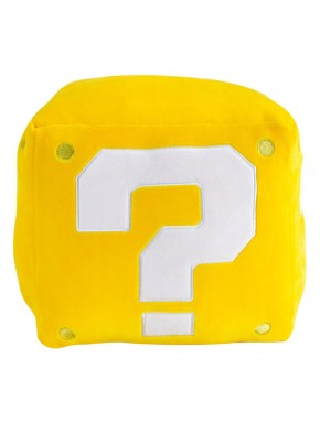 Super Mario Peluche Mocchi-Mocchi Mega Signo de interrogación - Bloque 22 cm