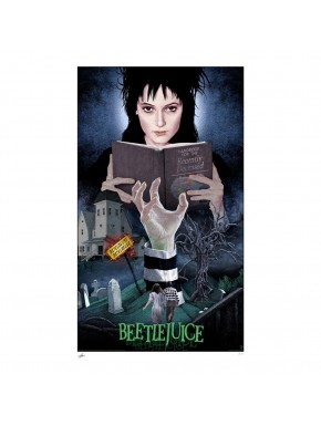 Beetlejuice Litografia Beetlejuice, Beetlejuice, Beetlejuice! 41 x 61 cm - sin marco