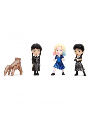 Wednesday Pack de 4 Figuras Nano Metalfigs Diecast Wave 1 4 cm