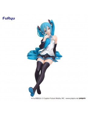 Hatsune Miku Estatua PVC Noodle Stopper Kuroboshi Kouhaku Ver. (re-run) 14 cm