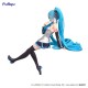 Hatsune Miku Estatua PVC Noodle Stopper Kuroboshi Kouhaku Ver. (re-run) 14 cm