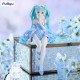 Hatsune Miku Estatua PVC Noodle Stopper Flower Fairy Nemophila Pail Blue Color Ver. 15 cm