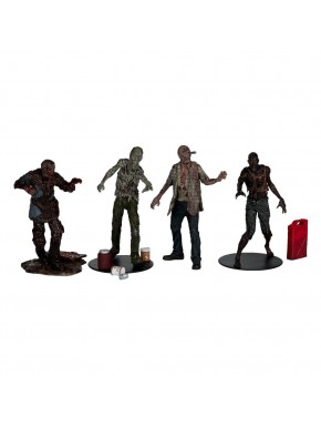 The Walking Dead Pack de 4 Figuras Walkers 13 cm