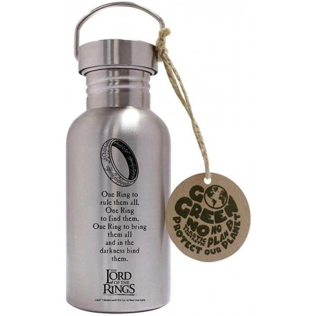 Botella Acero Anillo Único El Señor De Los Anillos