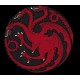 Gorra Juego De Tronos Snapback Targaryen Negra Y Roja