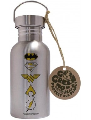 Botella De Acero Logos Héroes Dc Comics
