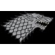 Gorra Juego De Tronos Snapback Negra Y Gris Stark