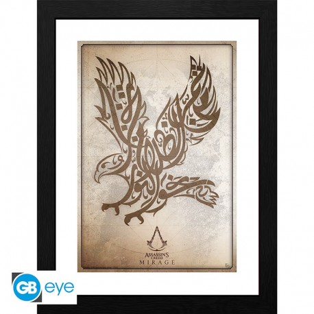 Asssassin'S Creed Poster Enmarcado Eagle Mirage 30X40Cm