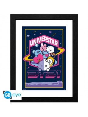 Bt21 Poster Enmarcado Universtar 30Cm