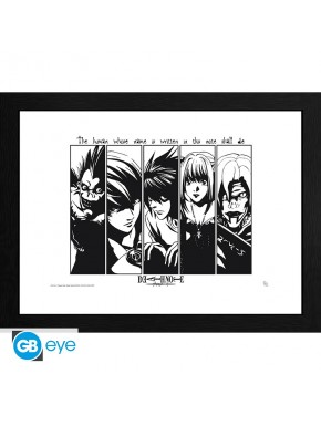 Death Note Poster Enmarcado Usual Suspects 30X40Cm