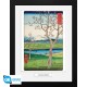 Hiroshige Poster Enmarcado The Outskirts Of Koshigay 30X40Cm