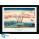 Hiroshige Poster Enmarcado Cherry Blossom At Gotenya 30X40Cm