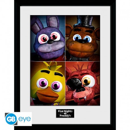 Five Nights At Freddy'S Poster Enmarcado Quad 30X40Cm