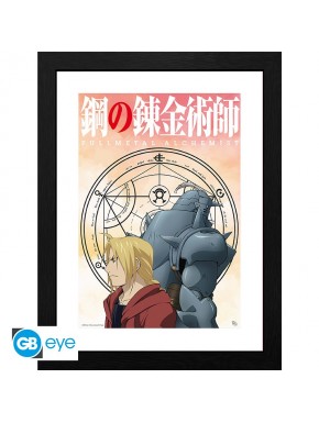 Fullmetal Alchemist Poster Enmarcado Lric Brothers 30X40Cm