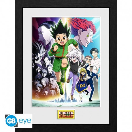 Hunter X Hunter Poster Enmarcado Key Art Running 30X40Cm