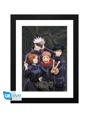 Jujutsu Kaisen Poster Enmarcado Team Picture 30X40Cm